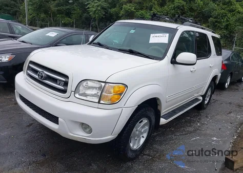 2002 Toyota Sequoia Limited V8 from USA, damaged, VIN 5TDBT48A62S064211